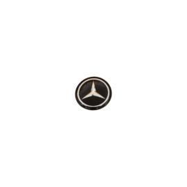 Эмблема MERCEDES в ключ черная 1,4 см new / Мерседес