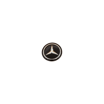 Эмблема MERCEDES в ключ черная 1,4 см new / Мерседес